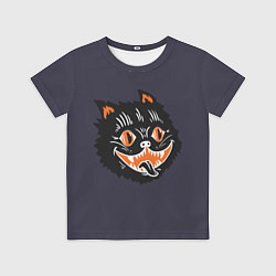 Футболка детская Одержимый кот, цвет: 3D-принт