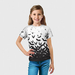 Футболка детская Летучие кровососы, цвет: 3D-принт — фото 2