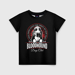 Футболка детская Бладхаунд Bloodhound, цвет: 3D-принт