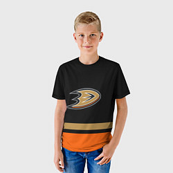 Футболка детская Anaheim Ducks Анахайм Дакс, цвет: 3D-принт — фото 2