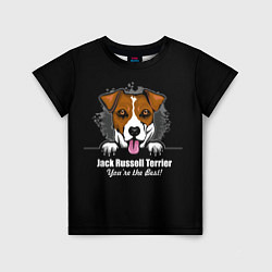 Футболка детская Джек-Рассел-Терьер Jack Russell Terrier, цвет: 3D-принт