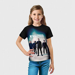 Футболка детская Состав группы Мумий Тролль, цвет: 3D-принт — фото 2