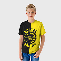 Футболка детская Boston Bruins, Бостон Брюинз, цвет: 3D-принт — фото 2