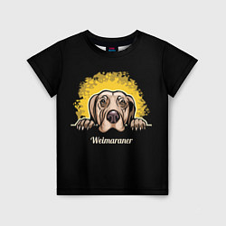 Футболка детская Веймаранер Weimaraner, цвет: 3D-принт