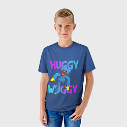Футболка детская Huggy Wuggy: Зубастый монстр, цвет: 3D-принт — фото 2