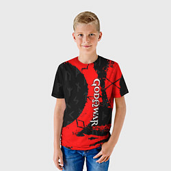 Футболка детская GOD OF WAR СИМВОЛ КРАТОСА, цвет: 3D-принт — фото 2