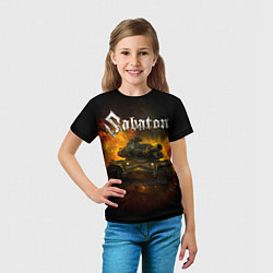 Футболка детская SABATON - Steel Commanders, цвет: 3D-принт — фото 2