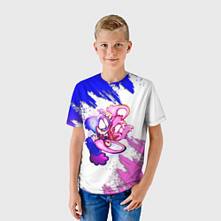 Футболка детская POPPY PLAYTIME GAME ХАГГИ ВАГГИ ПАРОЧКА, цвет: 3D-принт — фото 2