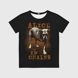Детская футболка Alice in chains Dog