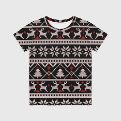 Детская футболка DEER SWEATER СВИТЕР С ОЛЕНЯМИ