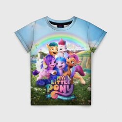 Футболка детская My Little Pony: A New Generation, цвет: 3D-принт