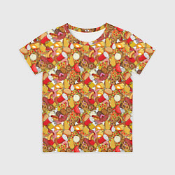 Футболка детская Еда Fast Food, цвет: 3D-принт