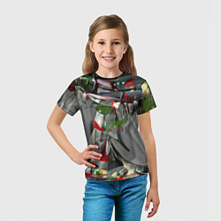 Футболка детская Старый год, цвет: 3D-принт — фото 2