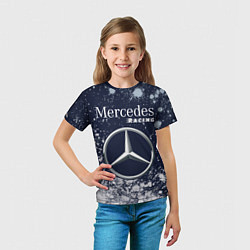 Футболка детская MERCEDES Racing Краски, цвет: 3D-принт — фото 2