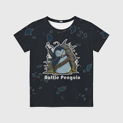 Футболка детская Counter-Strike Боевой пингвин, цвет: 3D-принт