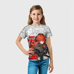 Футболка детская ДИЛЮК ИЗ МОНДШТАТА ГЕНШИН, цвет: 3D-принт — фото 2