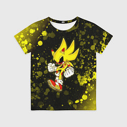 Футболка детская SONIC EXE Краски, цвет: 3D-принт