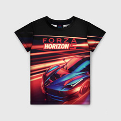 Футболка детская Forza Horizon 5 - sports car, цвет: 3D-принт