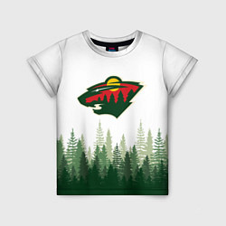 Детская футболка Minnesota Wild, Миннесота Уайлд Лес