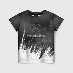 Футболка детская Mercedes-Benz: Облако с Брызгами, цвет: 3D-принт