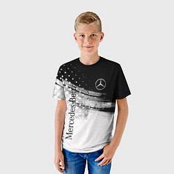 Футболка детская Mercedes-Benz спорт, цвет: 3D-принт — фото 2