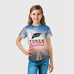 Футболка детская Forza Horizon 5 Форза Хорайзен, цвет: 3D-принт — фото 2