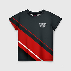 Футболка детская Audi sport red, цвет: 3D-принт