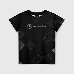 Футболка детская Mercedes-Benz - В клетку, цвет: 3D-принт