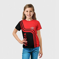 Футболка детская TOYOTA ТОЙОТА, цвет: 3D-принт — фото 2