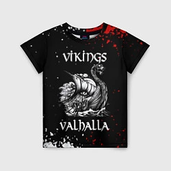 Футболка детская Викинги: Вальхалла Vikings: Valhalla, цвет: 3D-принт
