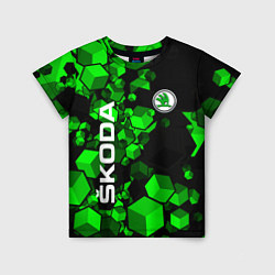 Футболка детская Skoda - Фигурки, цвет: 3D-принт