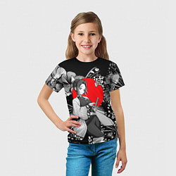 Футболка детская Шинобу Кочо - бабочка, цвет: 3D-принт — фото 2