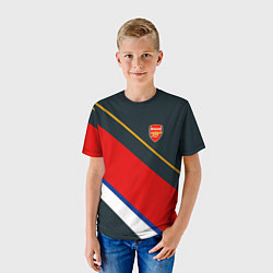 Футболка детская Arsenal арсенал football, цвет: 3D-принт — фото 2