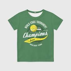 Футболка детская Большой Теннис Tennis, цвет: 3D-принт
