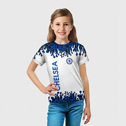 Футболка детская Chelsea челси спорт, цвет: 3D-принт — фото 2