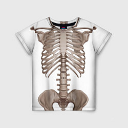 Футболка детская Анатомия Скелет, цвет: 3D-принт