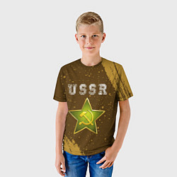 Футболка детская USSR - ЗВЕЗДА - Краска, цвет: 3D-принт — фото 2