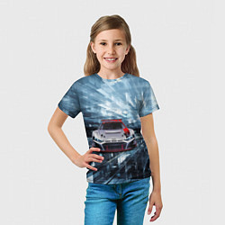 Футболка детская Audi Motorsport Racing team, цвет: 3D-принт — фото 2