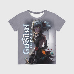 Футболка детская Геншин Шень хэ, цвет: 3D-принт