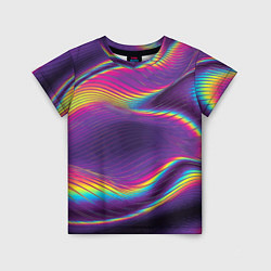 Футболка детская Neon fashion pattern Wave, цвет: 3D-принт