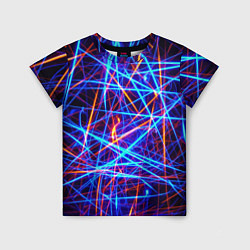 Футболка детская Neon pattern Fashion 2055, цвет: 3D-принт