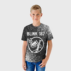 Футболка детская Blink 182 КОТ Спрей, цвет: 3D-принт — фото 2