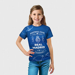 Футболка детская Real Madrid FC 1, цвет: 3D-принт — фото 2