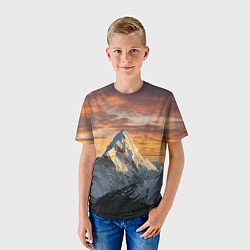 Футболка детская Та самая Джомолунгма Сагарматха Everest, цвет: 3D-принт — фото 2