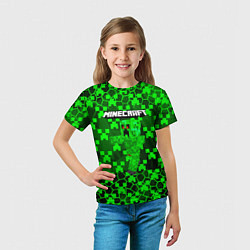 Футболка детская Minecraft КРИПЕРЫ, цвет: 3D-принт — фото 2