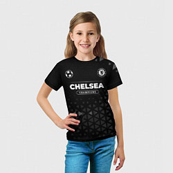 Футболка детская Chelsea Форма Champions, цвет: 3D-принт — фото 2