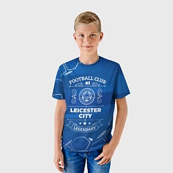 Футболка детская Leicester City FC 1, цвет: 3D-принт — фото 2