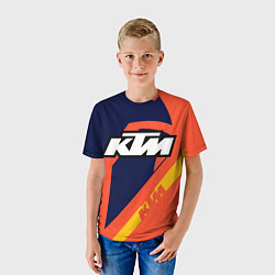 Футболка детская KTM VINTAGE SPORTWEAR, цвет: 3D-принт — фото 2