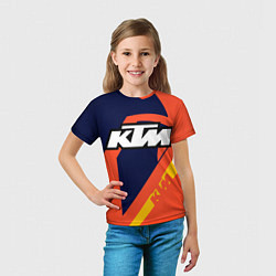 Футболка детская KTM VINTAGE SPORTWEAR, цвет: 3D-принт — фото 2