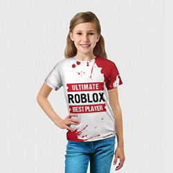 Футболка детская Roblox Ultimate, цвет: 3D-принт — фото 2